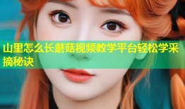 山里怎么长蘑菇视频教学平台轻松学采摘秘诀