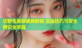 切野生蘑菇视频教程 实操技巧与安全辨识全掌握