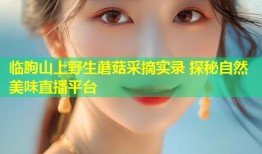 临朐山上野生蘑菇采摘实录 探秘自然美味直播平台