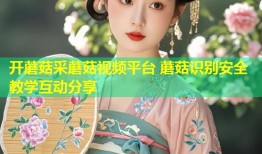 开蘑菇采蘑菇视频平台 蘑菇识别安全教学互动分享