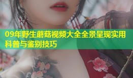 09年野生蘑菇视频大全全景呈现实用科普与鉴别技巧