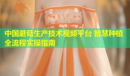 中国蘑菇生产技术视频平台 智慧种植全流程实操指南