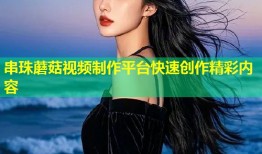 串珠蘑菇视频制作平台快速创作精彩内容